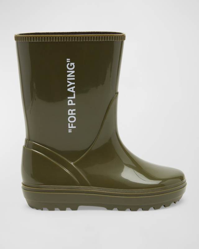 Kid's For Playing Rubber Rain Boots, Toddler/Kids